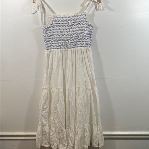 Lucky Brand Blue and White Tiered Sundress - Picture 6 of 11
